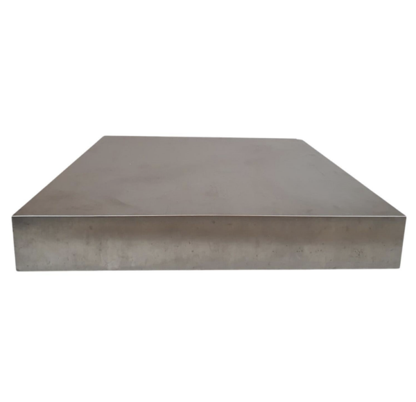 Mid-Century Modern Coffee Table attributed to Michel Boyer, Brushed Aluminum
