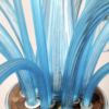 Murano Blue Glass Chandelier - 5 Arms Of Light, 1940s - Image 2
