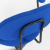 Mid-Century Modern Bleu Swivel Desk Chair - Image 4