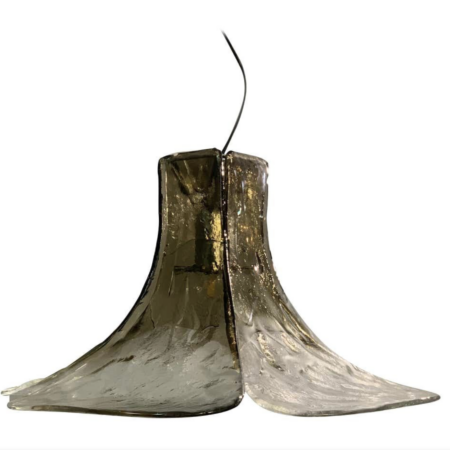 Murano Glass Hanging Lamp by Carlo Nason for AV Mazzega, 1960s