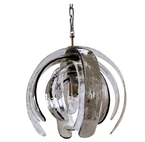 Murano Glass Suspension Model "Artichoke" by Carlo Nason for Mazzega