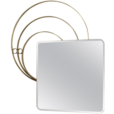 Large Italian Wall Mirror by Luciano Frigerio, 1960s, 2 Available