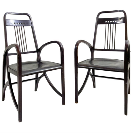 Pair of Armchairs Mod 1511 by Thonet, 1900s