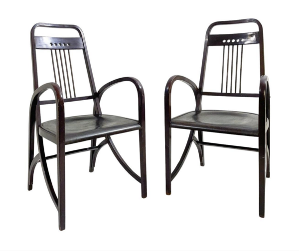 Pair of Armchairs Mod 1511 by Thonet, 1900s