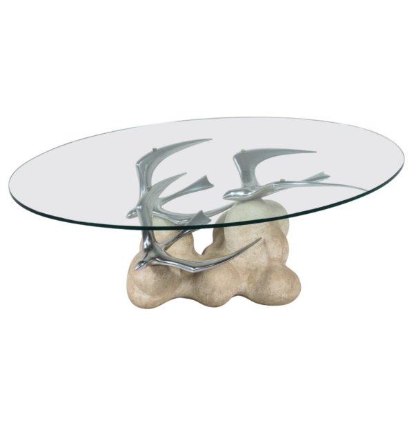 Mid-Century Modern Bird Coffee Table, Italy, 1970s