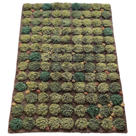 Mid-Century Modern Rug/Tapestry "Garden Illusion"