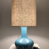 Mid-Century Blue Ceramic Table Lamp - Image 16