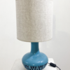 Mid-Century Blue Ceramic Table Lamp - Image 15