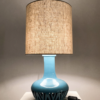 Mid-Century Blue Ceramic Table Lamp - Image 14