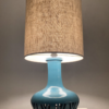 Mid-Century Blue Ceramic Table Lamp - Image 12
