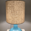 Mid-Century Blue Ceramic Table Lamp - Image 11