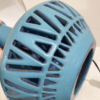 Mid-Century Blue Ceramic Table Lamp - Image 6