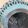Mid-Century Blue Ceramic Table Lamp - Image 4