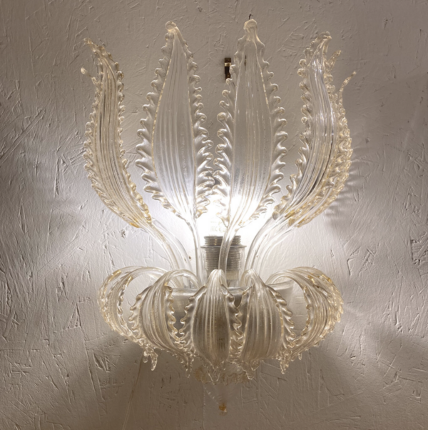 Pair of Murano Glass Sconces