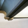 Art Deco Ceiling Lamp, Bronze With Green And Golden Patina, France - Image 6