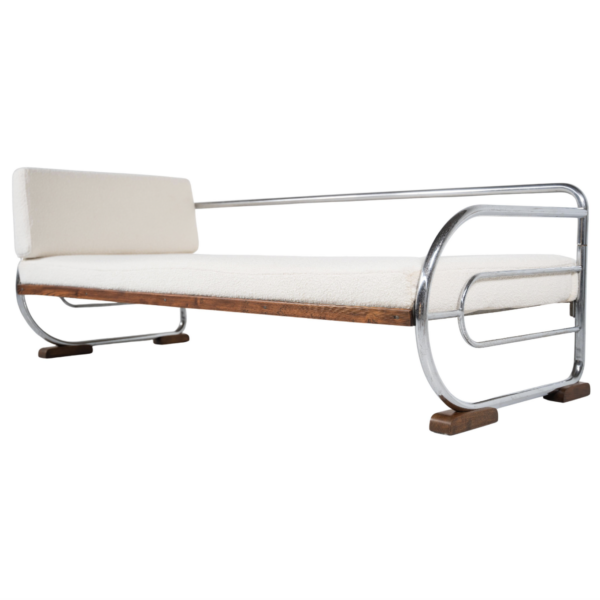 Art Deco Tubular Steel Sofa from Hynek Gottwald, 1930s