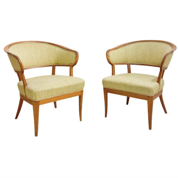 Pair of "Jonas Love" Armchairs by Carl Malmsten, Sweden, Second Half Century