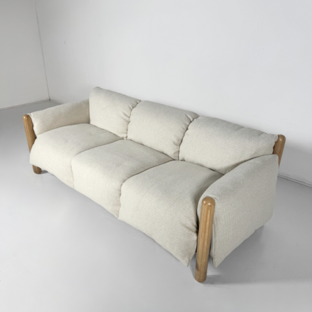 Mid-Century Modern Gambadilegno Sofa by Enzo Mari for Driade, Italy, 1974