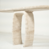 Contemporary Italian Travertine Console - Image 3