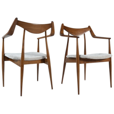 Pair of Armchairs by Heczendorfer László, Hungary, 1960