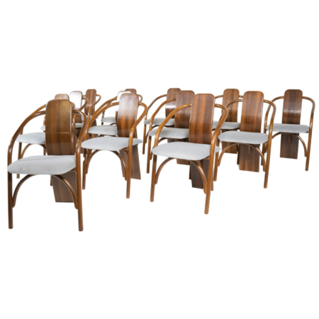 Mid-Century Modern Chairs Model "830" by Mario Marenco & Antonella Scarpitta