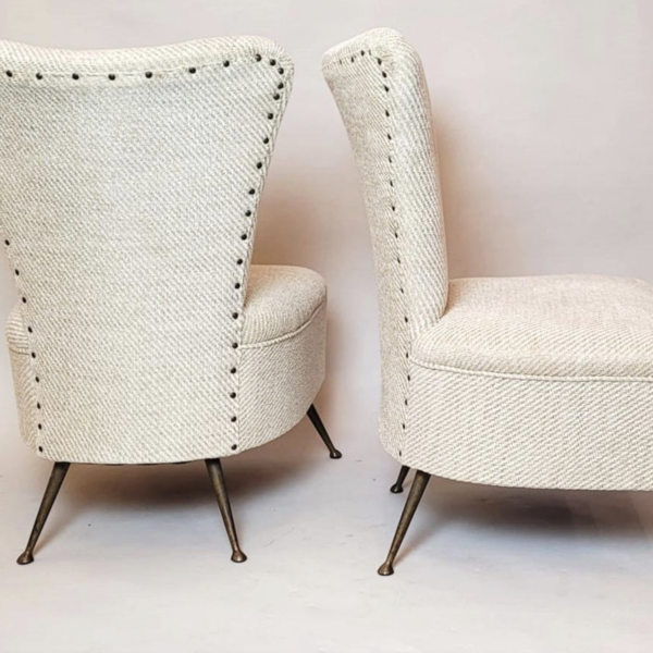 Pair Of Small Armchairs - New Upholstery - Image 6