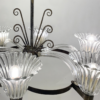 Mid-Century Modern Chandelier, Murano, Barovier Style, 1950s - Image 5