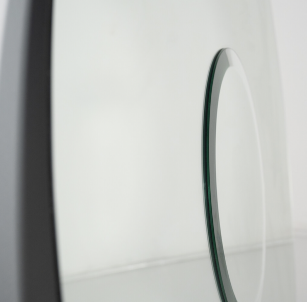 Mid-Century Modern Large Round Mirror, Italy - Image 5