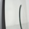 Mid-Century Modern Large Round Mirror, Italy - Image 4