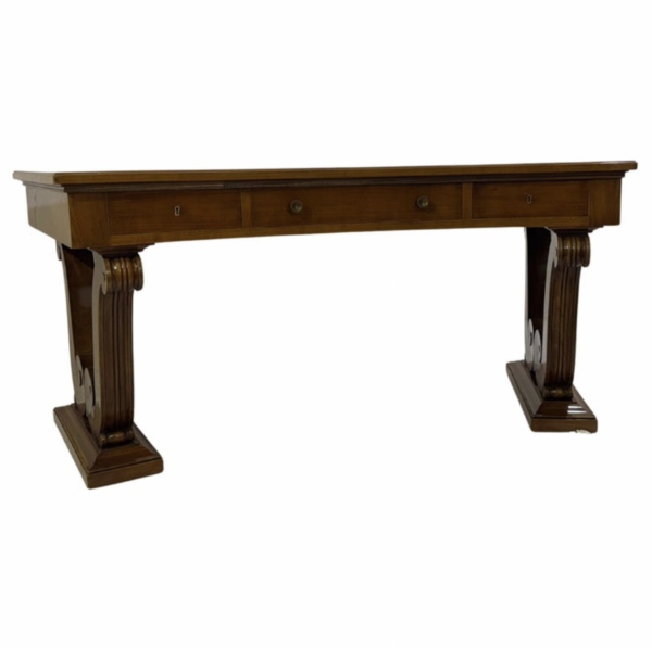 Large Desk, Cherry Wood, 1940s - Image 7