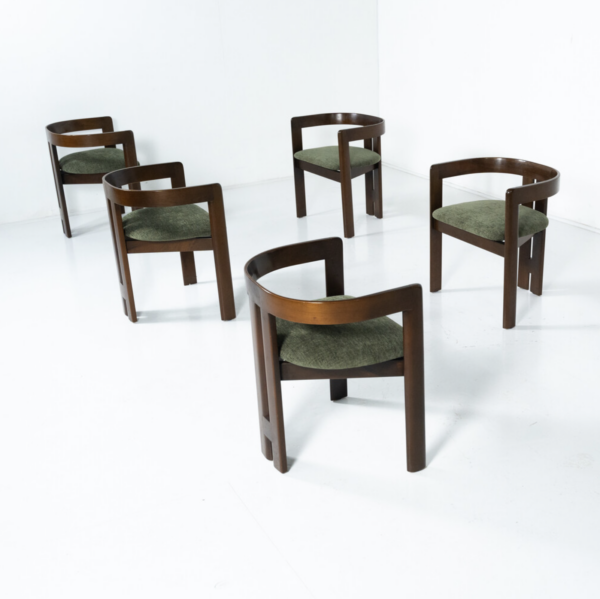 Mid-Century Modern Set of 6 Pigreco Armchairs by Tobia Scarpa, 1960s - Image 13