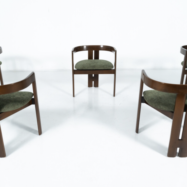 Mid-Century Modern Set of 6 Pigreco Armchairs by Tobia Scarpa, 1960s - Image 8