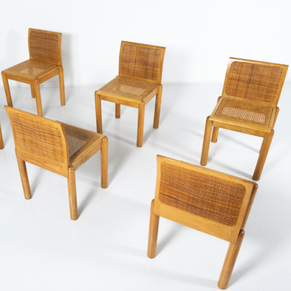 Mid-Century Modern Set of 6 Chairs, Italy, 1960s - Image 15