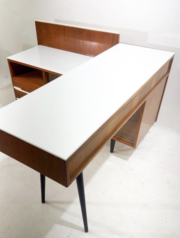 Mid-Century Modern Desk for Up Zavody, Czech Republic, 1960s - Image 4