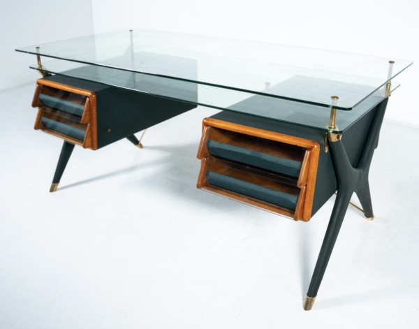 Large Desk By Silvio Berrone from the Bialetti building, Omegna, Italy, 1955 - Image 16