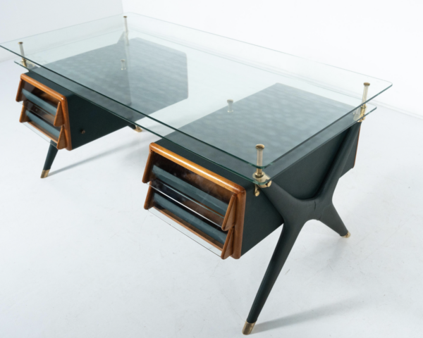 Large Desk By Silvio Berrone from the Bialetti building, Omegna, Italy, 1955 - Image 11