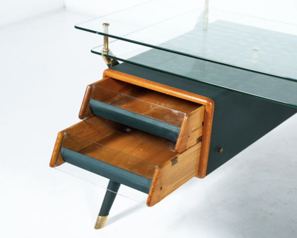 Large Desk By Silvio Berrone from the Bialetti building, Omegna, Italy, 1955 - Image 10