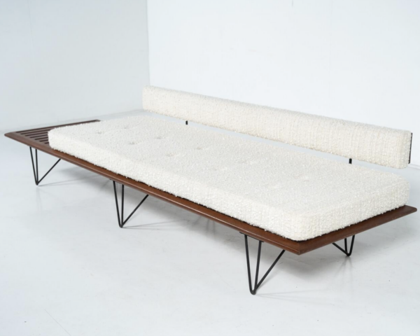 Sofa with integrated tabletop by Carlo Hauner & Martin Eisler for forma, 1950s - Image 8