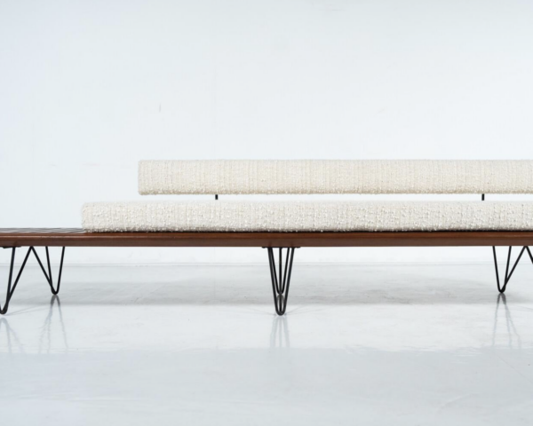 Sofa with integrated tabletop by Carlo Hauner & Martin Eisler for forma, 1950s - Image 7