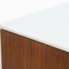 Mid-Century Modern Sideboard, Wood and marble, Italy, 1970s - Image 8