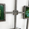 Mid-Century Modern Brutalist Wall Sculpture, Ceramic and Cast Aluminium, 1970s - Image 2