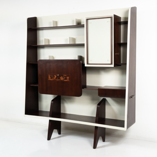 Mid-Century Bookcase by Gio Ponti for Ariberto Colombo, 1945 - Image 14