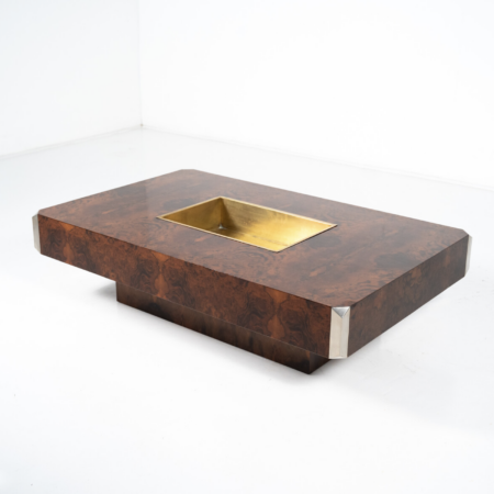 Mid-Century Modern "Alveo" Coffee Table by Willy Rizzo for Mario Sabot - 1970s