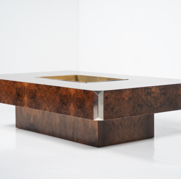 Mid-Century Modern "Alveo" Coffee Table by Willy Rizzo for Mario Sabot - 1970s - Image 10