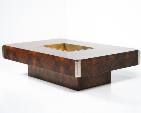 Mid-Century Modern "Alveo" Coffee Table by Willy Rizzo for Mario Sabot - 1970s - Image 9