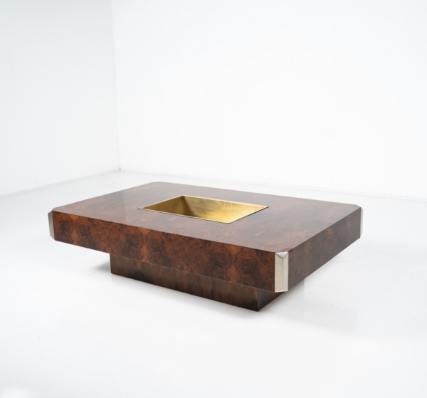 Mid-Century Modern "Alveo" Coffee Table by Willy Rizzo for Mario Sabot - 1970s - Image 6