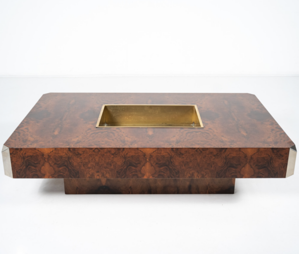 Mid-Century Modern "Alveo" Coffee Table by Willy Rizzo for Mario Sabot - 1970s - Image 4