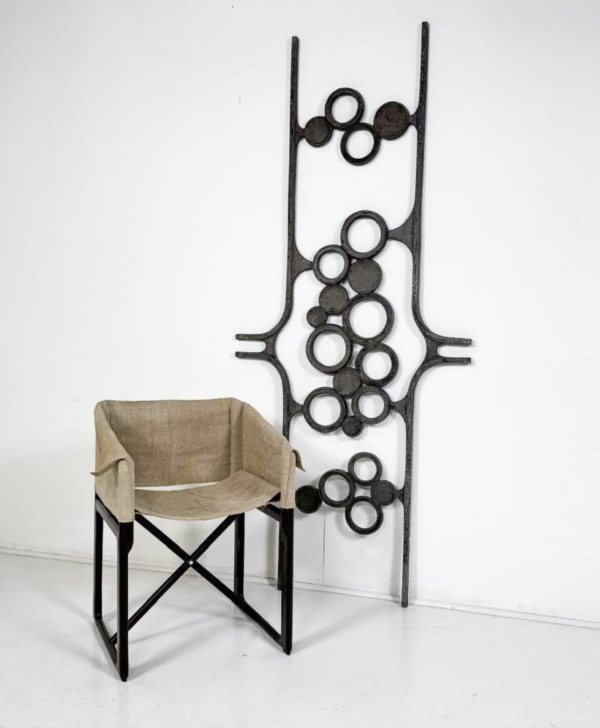 Mid-Century Modern Brutalist Wall-Mounted Sculpture, 1960s - Image 5