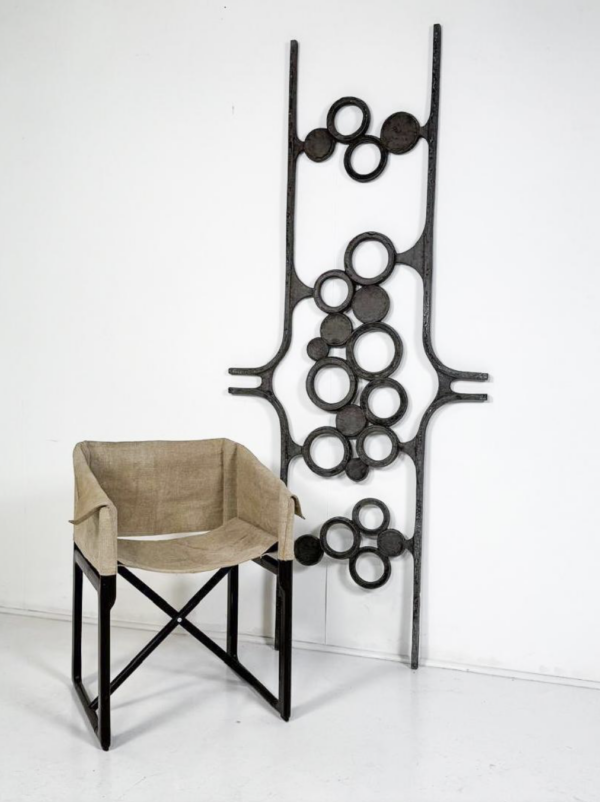 Mid-Century Modern Brutalist Wall-Mounted Sculpture, 1960s - Image 2