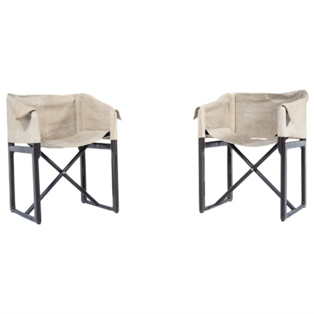 Pair of Foldable Chairs by Masayuki Matsukaze for Kartell, 1979